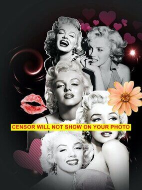 Home Wall Decor Photo Collectible Art Print 8x10 The Immortal Marilyn Monroe